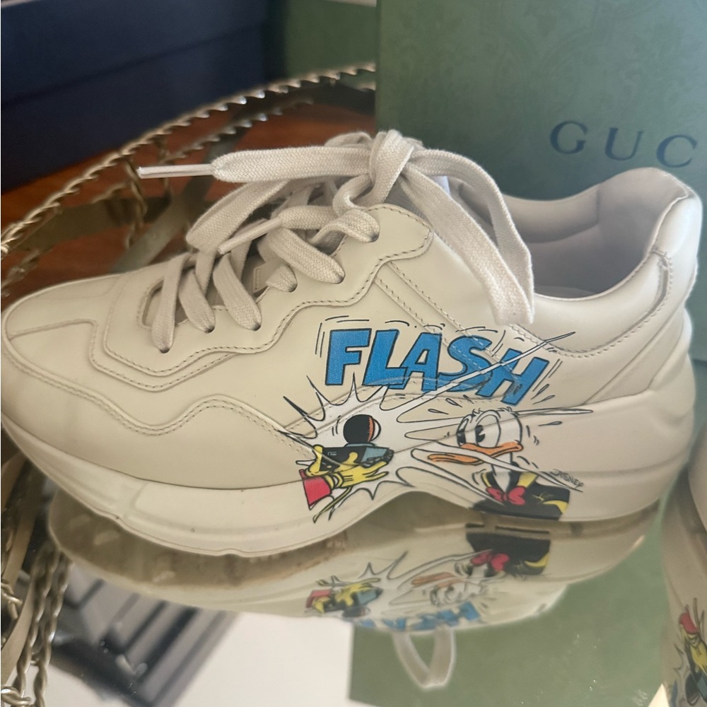 Gucci Flash Sneakers - White - Picture 6 of 15